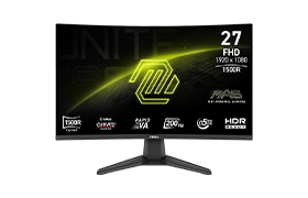 MSI MAG 276CF E20  27-inch (1920 x 1080) FHD, Rapid VA-200Hz-0.5ms-HDMI 2x Port, 1x DP