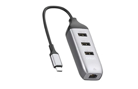 Onten Adapter OTN-95118R USB-C to 3Port HUB with Ethernet