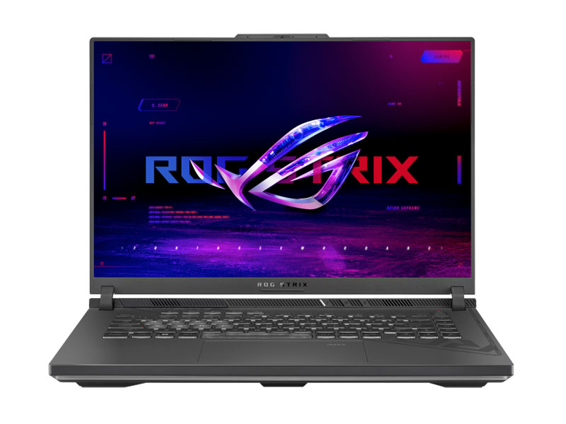ASUS ROG Strix G16 (G614JU-N3186W)-Eclipse Gray-16inch FHD+-165Hz-Corei7-13650HX-16GB DDR5-512GB M.2-RTX 4050 6GB-Wi-Fi6E+Bt v5.3-4-cell-2.50kg-Win11h