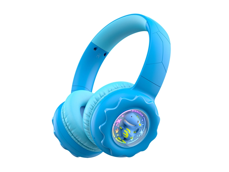 ONIKUMA B30 Dual-Mode Wireless Kids Headset  Safe 85dB Volume (Blue)