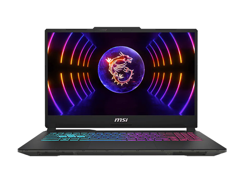 MSI Cyborg 15 A13VEK-2252KH Translucent Black Core i7-13620H-RTX 4050 GDDR6 6GB-16GB DDR5-1TB G4-15.6-inch FHD 144Hz-Win11 at PSC Computer Cambodia