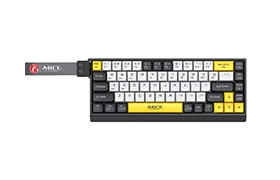 Keyboard iMICE WK‑101 Keyboard (Black White Yellow)
