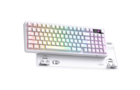 ONIKUMA MT902 Tri-Mode 95-Key Wireless Gaming Keyboard 2.4GHz Bluetooth (White)