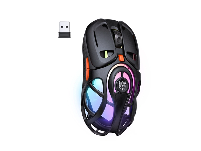 ONIKUMA DM02 Tri-Mode 10000 DPI RGB Gaming Mouse with 2.4GHz Wireless (Black)