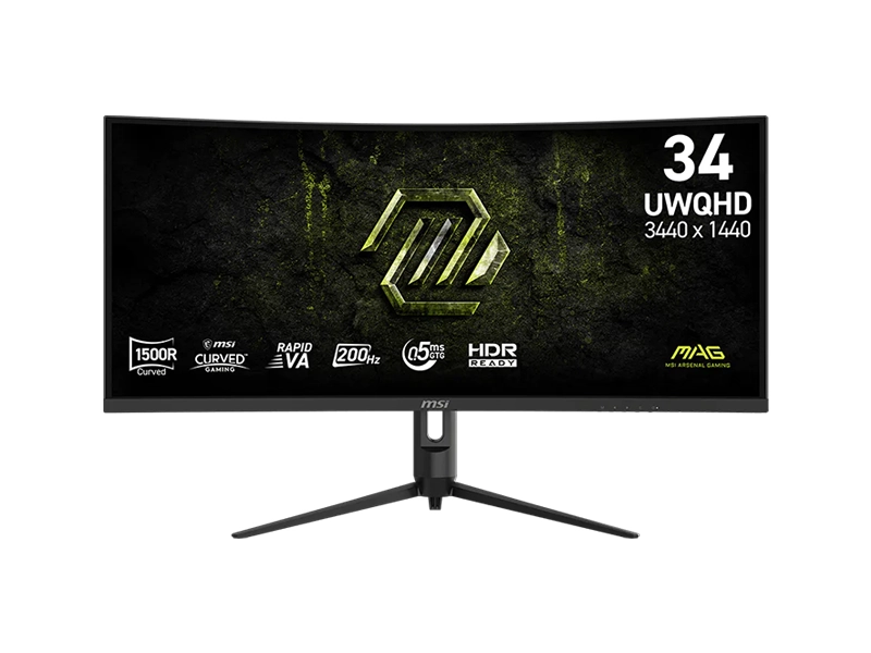 Monitor MSI MAG 342CQRF E20 34-inch UWQHD (3440 x 1440) 200Hz (DP, HDMI)