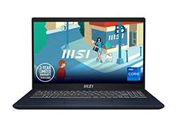 MSI Modern 15 B12MO-876KH - Star Blue 15.6-inch FHD-Core i5-1235U-8GB DDR4-512GB PCIe-Iris Xe-1.7kg-Win11h-LAMSI-306