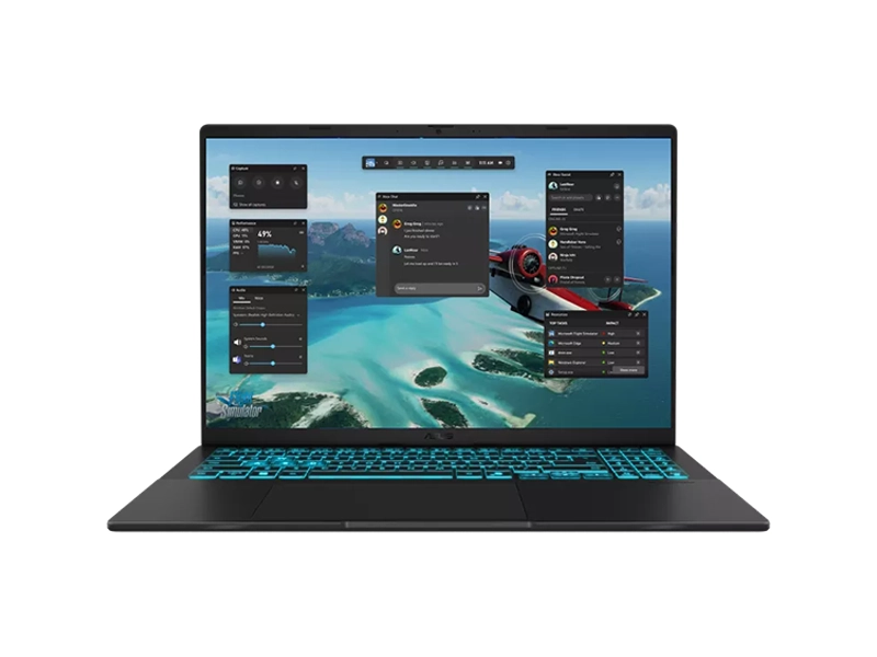 ASUS V3607VH-RP722W Matte Black Core7 240H-RTX 5050 8GB-16GB DDR5-512GB G4-16-inch WUXGA-WIN11