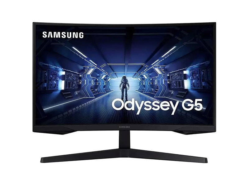 SAMSUNG Odyssey G5 2023 Gaming 32-nch QHD (2,560 x 1,440) 165Hz VA - (Port: DP, HDMI, Headphone, USB) - 6.2kg-LS32CG510EEXXT