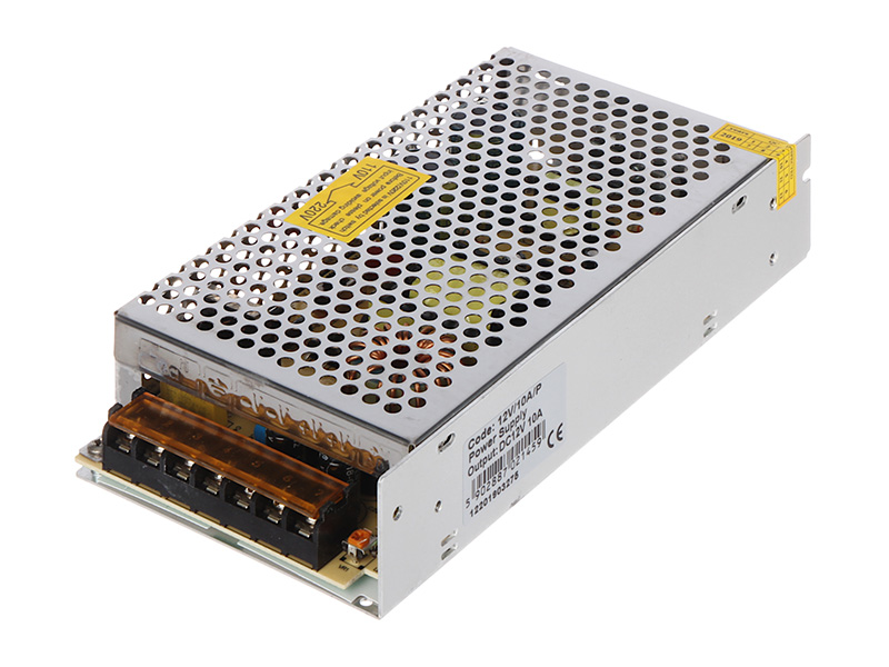 Power Supply 12V/10A 7ways 