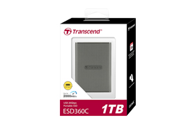  External SSD Transcend ESD360C TS1TESD360C, 1TB USB 20Gbps,CB Type C,A-Gray