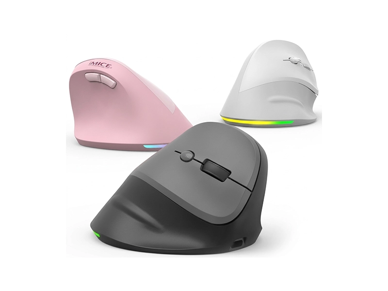 iMICE T700 6 Keys 1600 DPI 2.4G Bluetooth + Wireless Gaming Mouse