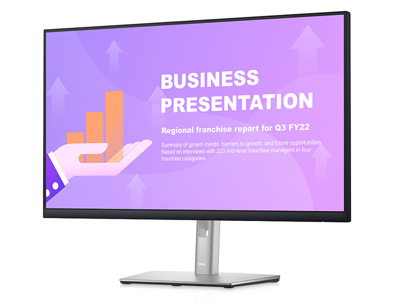 Dell 27 Monitor - P2722H Silver 27inch FHD (1920x1080) 60Hz-IPS-(Port: DP,VGA,HDMI,USB Type: A,B ) 4.3kg-MOLED-47