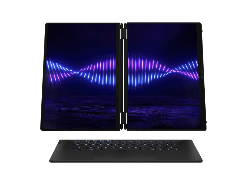 ASUS ROG Zephyrus Duo GX651AX-SR107W Stellar Grey Ultra 9 386H-RTX 5090 24GB-LPDDR5X 32GB-2TB G4-16-inch 3K 120Hz, Touch Screen OLED-Win11