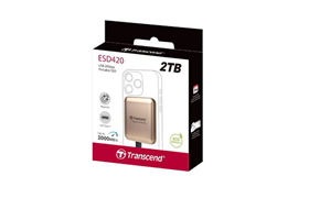 External SSD Transcend ESD420G, 2TB USB 30Gbps, Type-C, Gold (TS2TESD420G)