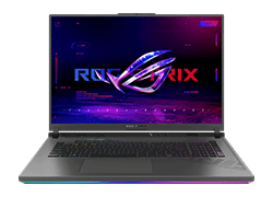 ASUS ROG Strix G18 (G814JI-N6126W) /Gray-18inch-Ci7-13650HX-16GB DDR5-1TB M.2-RTX 4070 8GB-Wi-Fi6E-Wt v5.3-4cell-3.00kg-Win11h