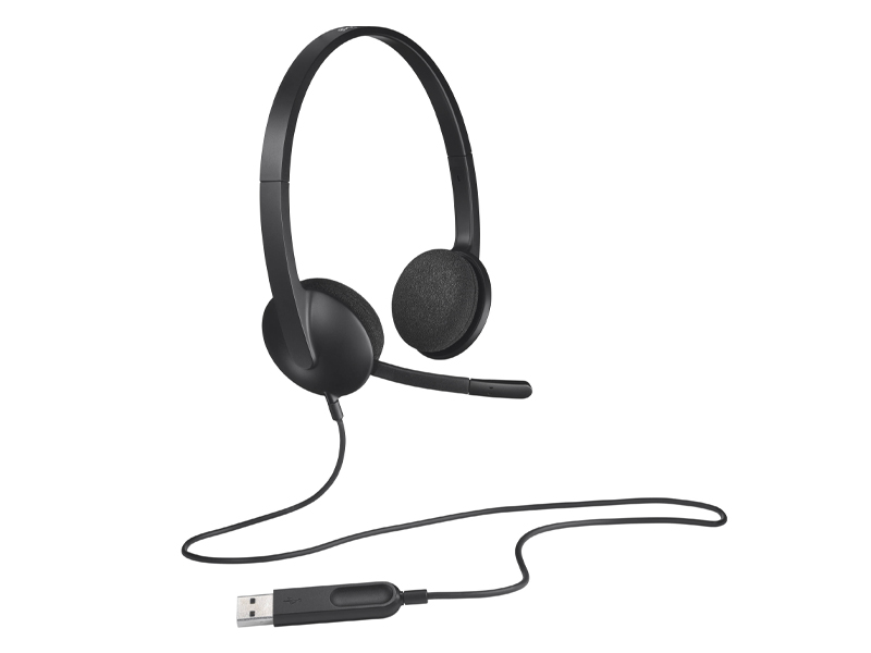 Headset Logitech H340 Black Cambodia