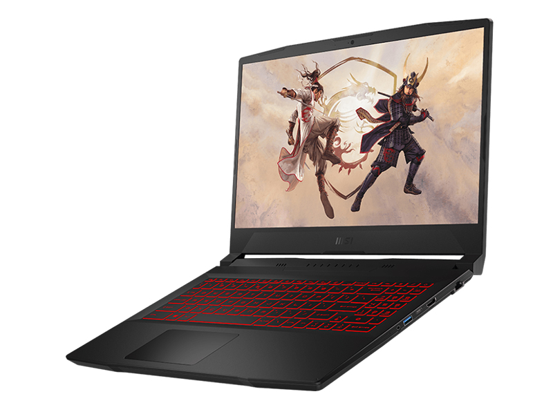MSI Katana GF66 12UC-621KH Black Intel® Core i7-12700H 15.6-inch FHD-8GB DDR4-512GB PCIe-RTX 3050-Win11h
