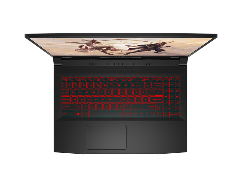 MSI Katana GF66 12UC-621KH Black Intel® Core i7-12700H 15.6-inch FHD-8GB DDR4-512GB PCIe-RTX 3050-Win11h