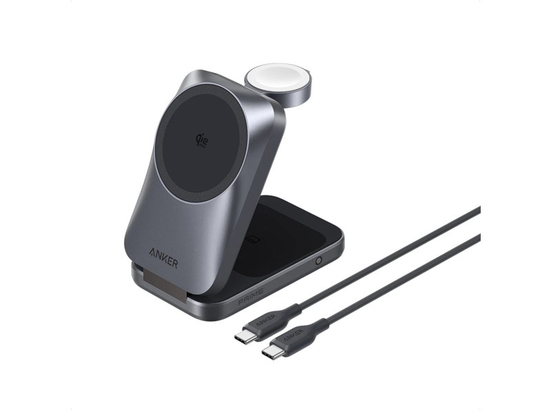 Anker Prime Wireless Charging Station 3-in-1 B25N1P11 MagGo, AirCool, Foldable-25W