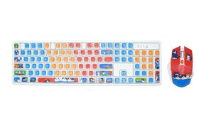 INDENA KS-01-D Dual-Mode Rechargeable Wireless Keyboard & Mouse Combo