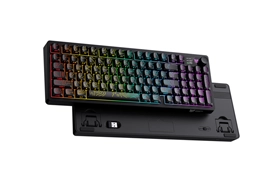 ONIKUMA MT902 Tri-Mode 95-Key Wireless Gaming Keyboard 2.4GHz Bluetooth (Black)