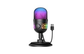 ONIKUMA M930 Colorful RGB USB Microphone Gaming (Black)