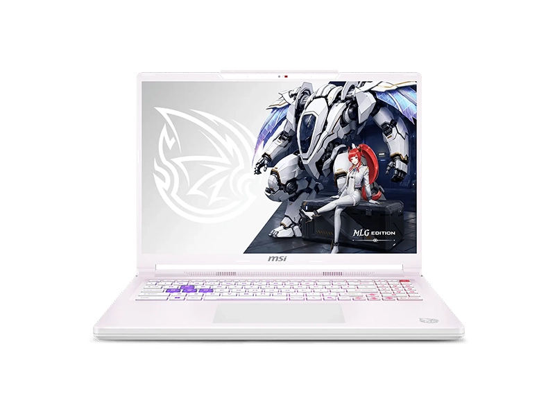 MSI Crosshair A16 HX MLG Edition E8WFK Stellar White AMD Ryzen 9 8940HX-16GB DDR5-512GB Gen4-16-inch 240Hz-RTX 5060 GDDR7 8GB-Win11 at PSC Computer Cambodia