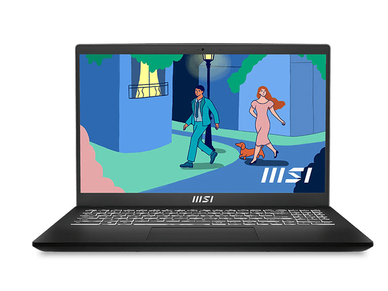 MSI Modern 15 B12MO-875KH - Classic Black 15.6-inch FHD-Core i5-1235U-8GB DDR4-512GB PCIe-Iris Xe-1.7kg-Win11h-LAMSI-301