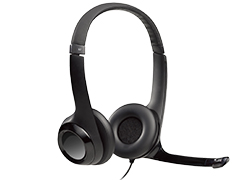 Headset Logitech H390 BLACK