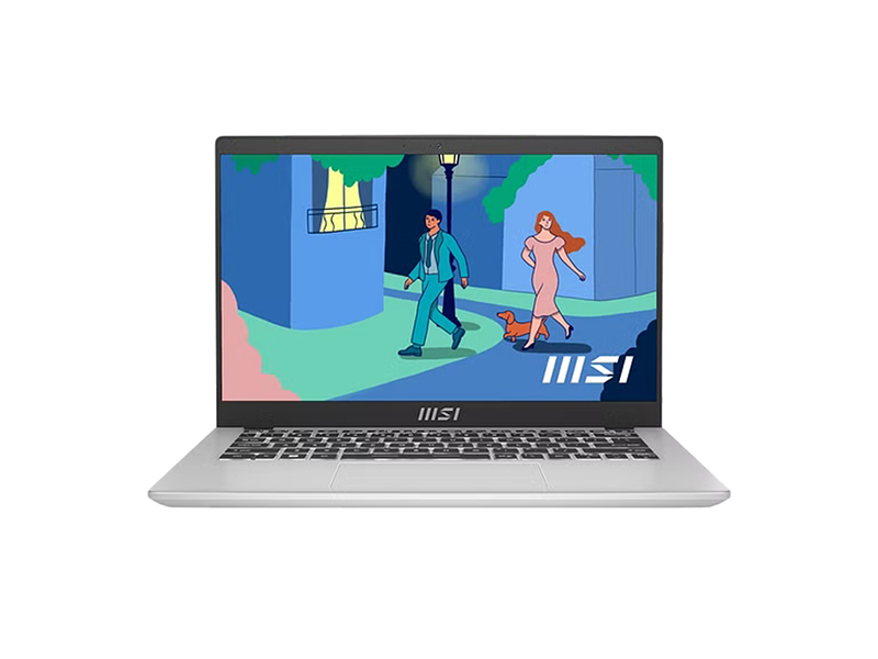 MSI Modern 14 C12MO-1099KH - Urban Silver 14-inch FHD-Core i5-1235U-8GB DDR4-512G PCIe-Iris Xe-1.4kg-Win11h-LAMSI-305
