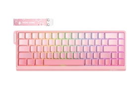 ONIKUMA G69 Mechanical 68-Keys Gaming Keyboard Magnetic Switch (Pink)