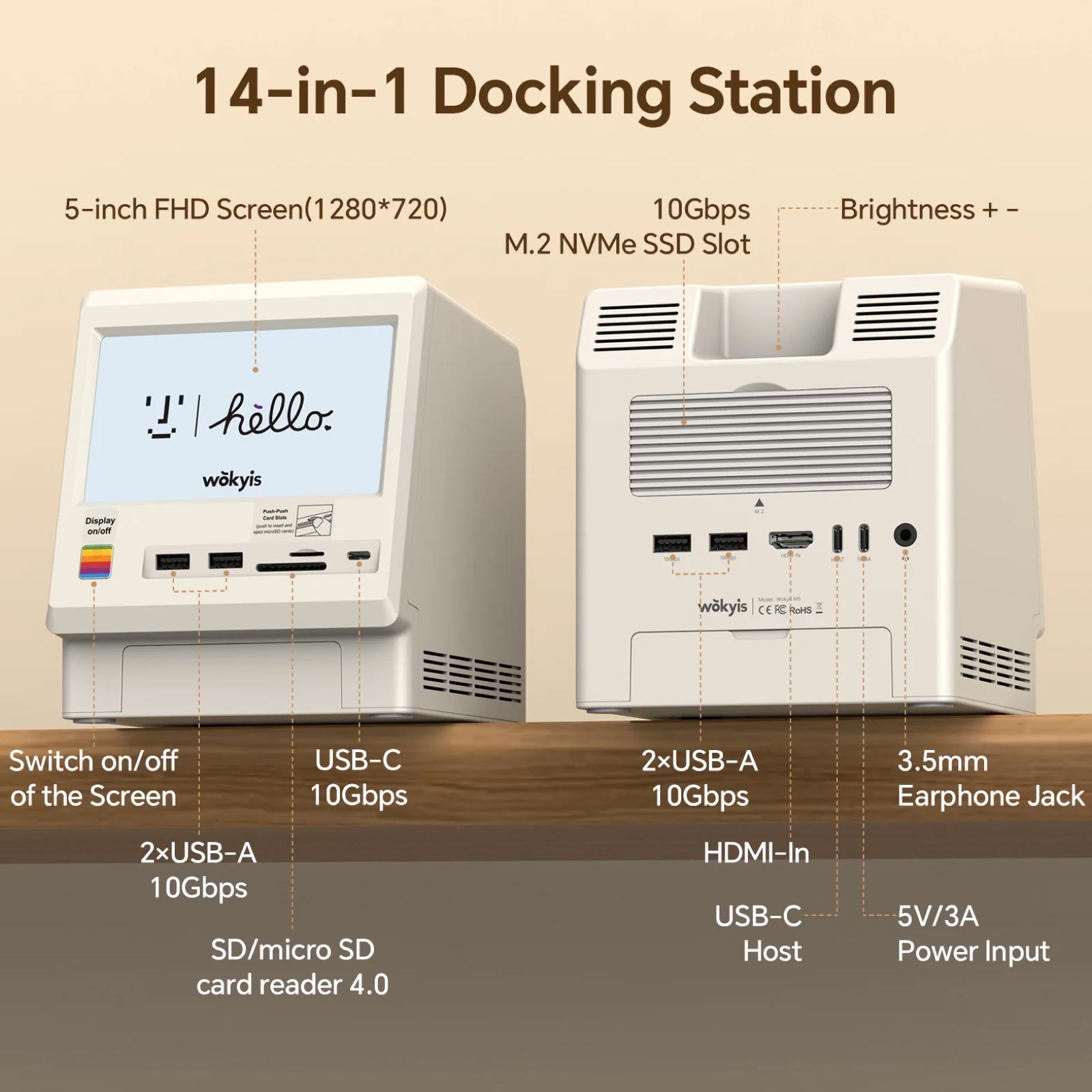  Wokyis M5 Retro Dock