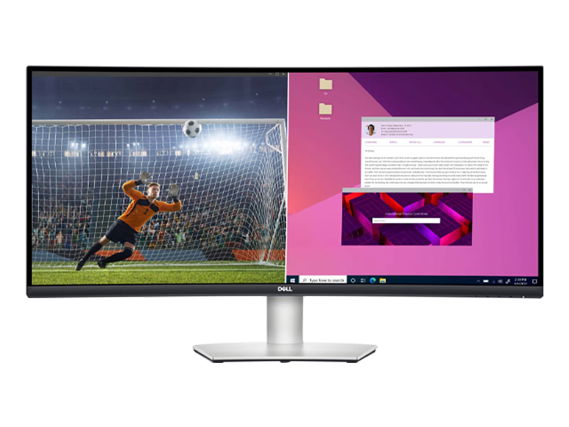 LED Monitor Dell 34-inch S3423DWC Curve Ultra-wide USB-C With WQHD (3440x1440),100Hz AMD FreeSync-MOLED-106